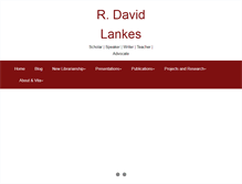Tablet Screenshot of davidlankes.org